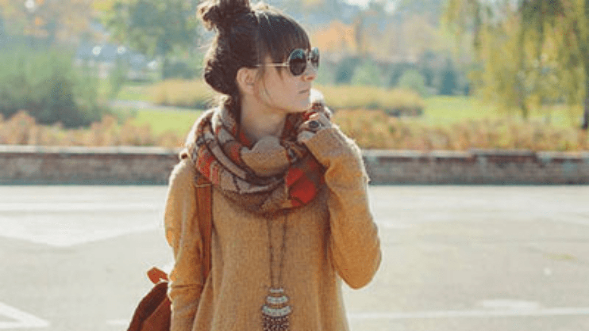 How to Wear a Scarf with a Sweater Dress