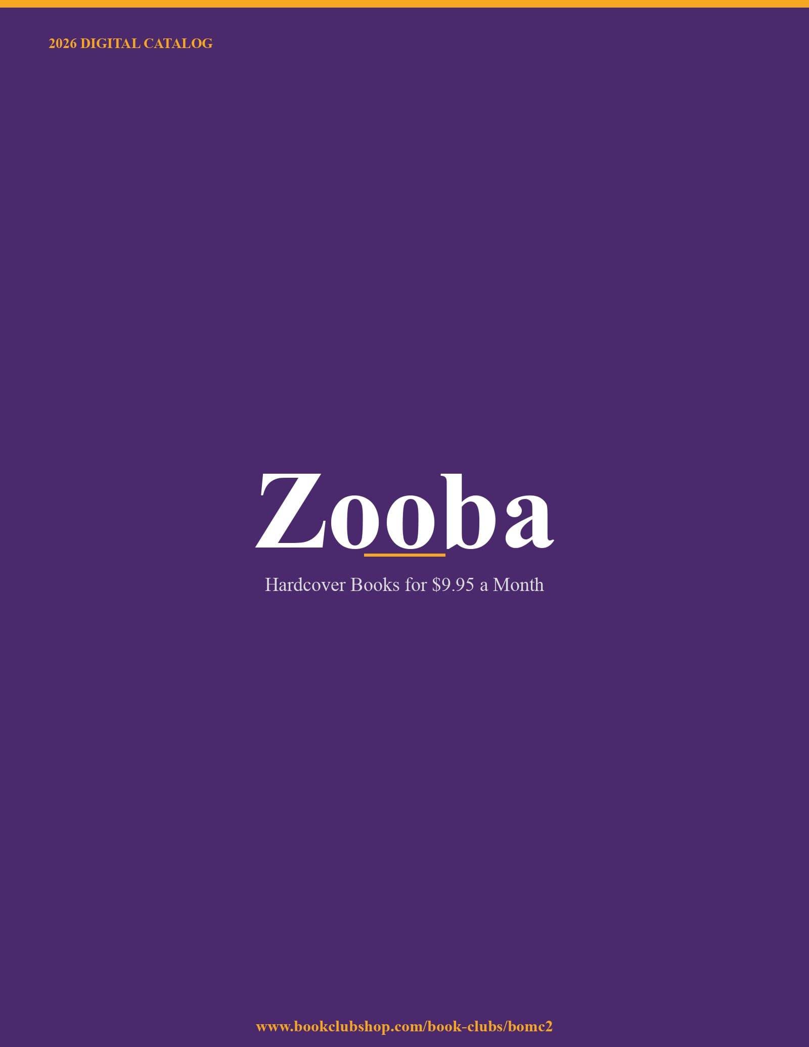 Zooba 2026 Catalog