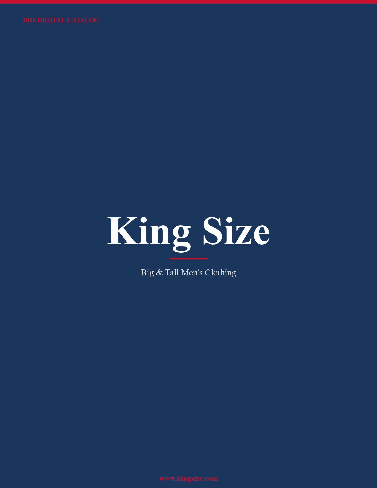 King Size 2026 Catalog
