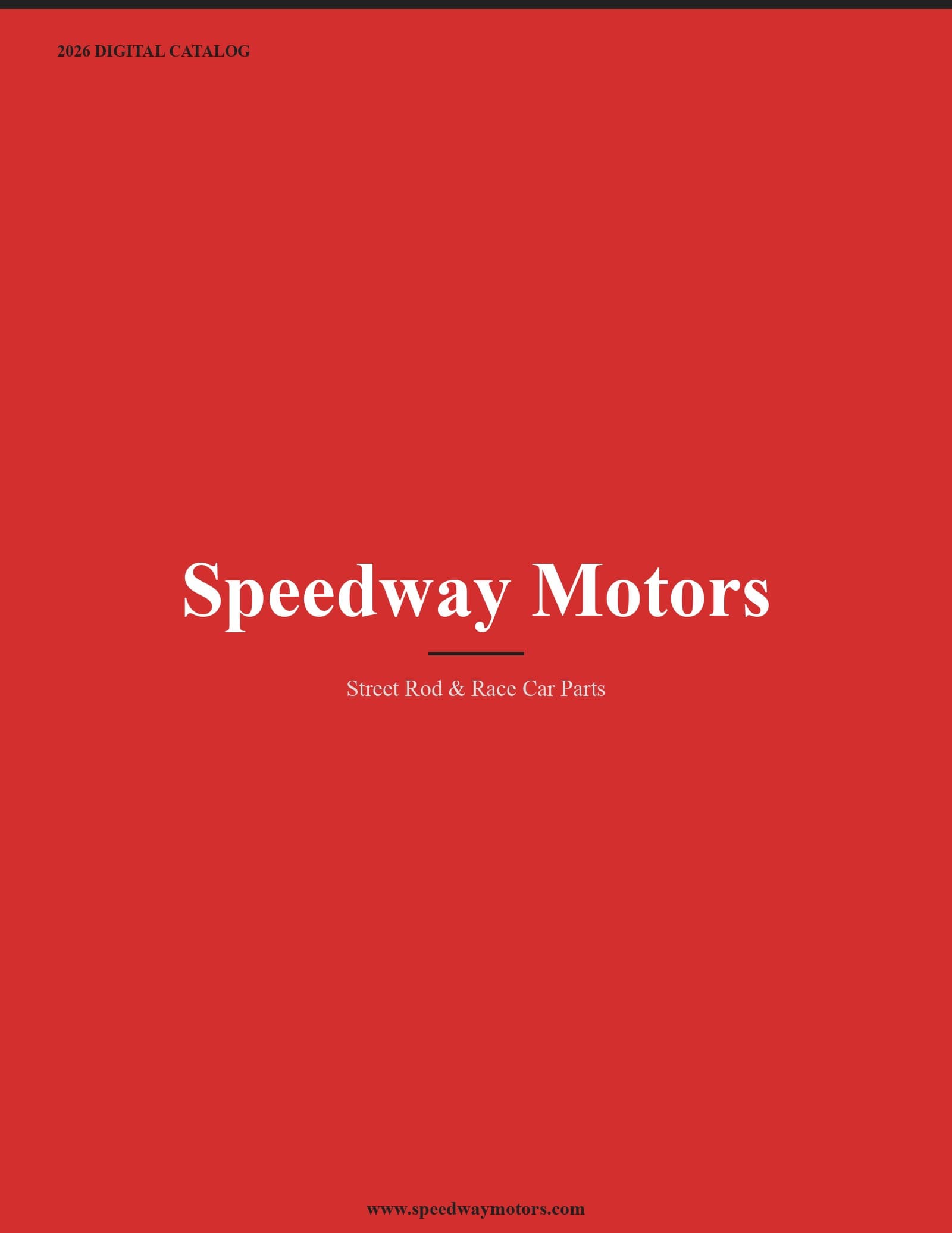 Speedway Motors 2026 Catalog