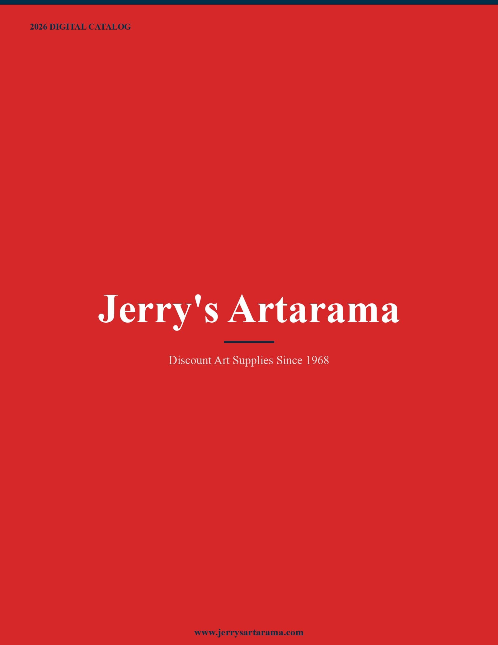 Jerry's Artarama 2026 Catalog
