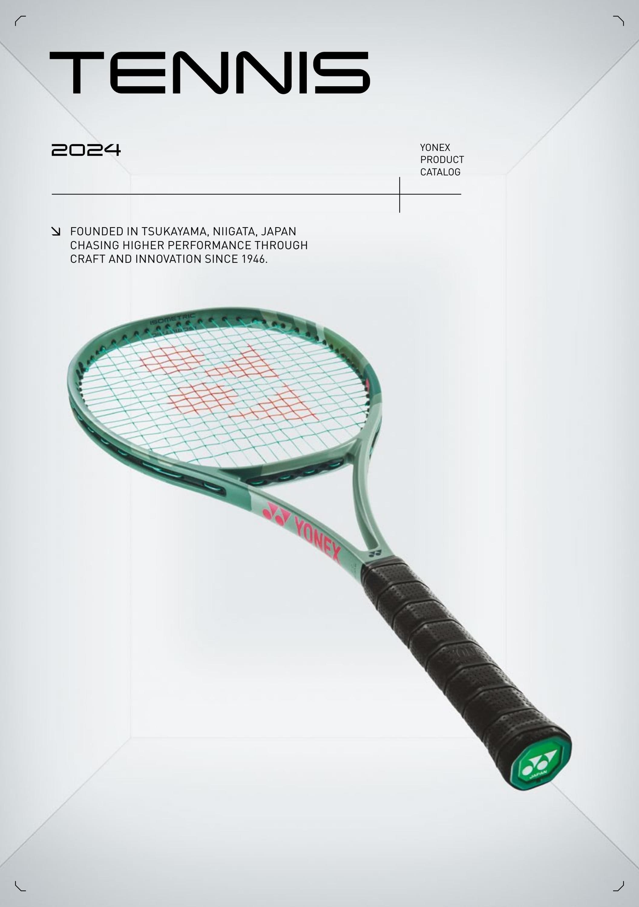 Yonex Tennis 2024 Catalog