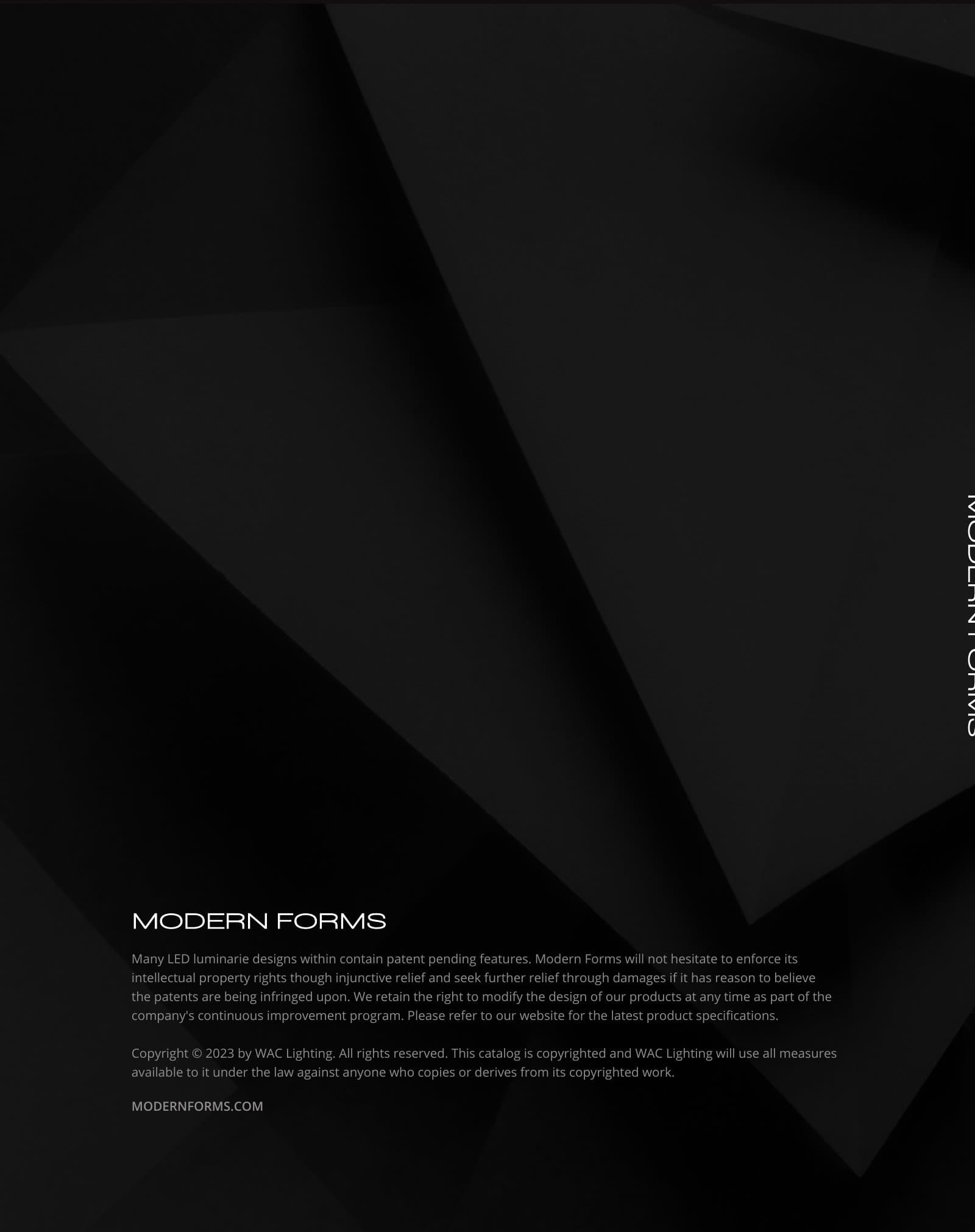 Modern Forms 2023 Luminaires Catalog